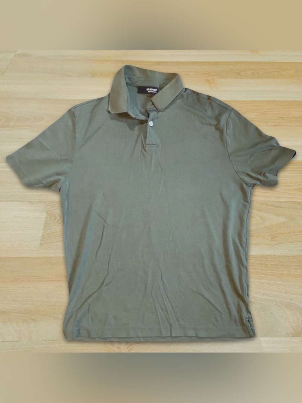 100% Cotton Murano Green Liquid Luxury Collared Shirt